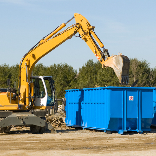 is there a minimum or maximum amount of waste i can put in a residential dumpster in Westchase